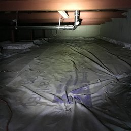 Inspecting Crawlspace Vapor Barrier